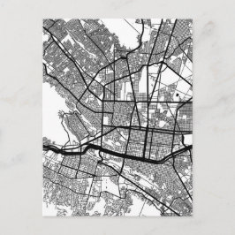 Postal Mapa de Monterrey Ciudad de México