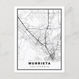 Postal Mapa de Murrieta