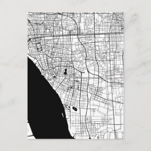 Postal Mapa de Nantong China