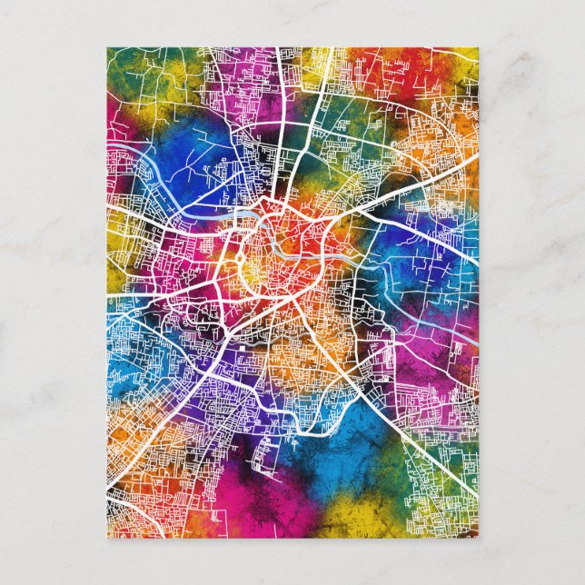 Postal Mapa de Nashik Maharashtra (Anverso)