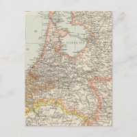 Mapa de Niederlande - Países Bajos