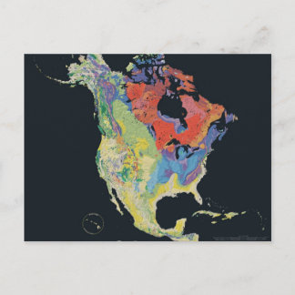 Postal Mapa_de_noramérica_terreno_2003