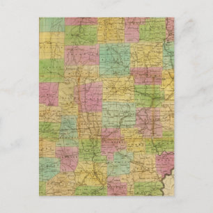 Postal Mapa de Ohio 2