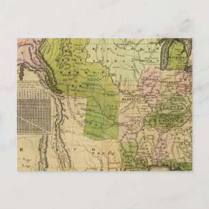 Postal Mapa de Olney de los Estados Unidos