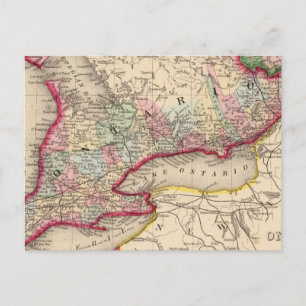 Postal Mapa de Ontario de Mitchell