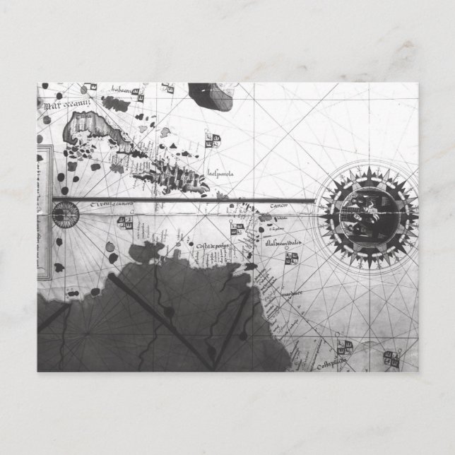 Postal Mapa de países (Anverso)