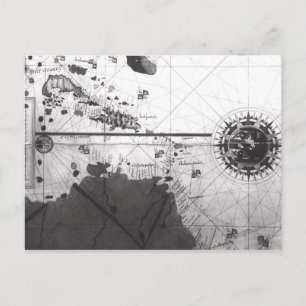 Postal Mapa de países