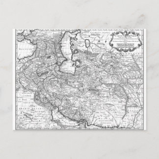 Postal Mapa de Persia 1724