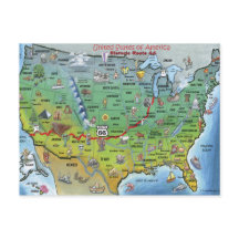 Mapa de Personalizados de la Ruta 66 histórica