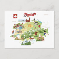 Mapa de Personalizados de Suiza