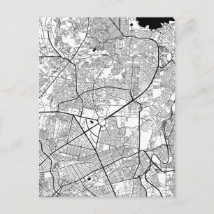Postal Mapa de Quezon City Filipinas