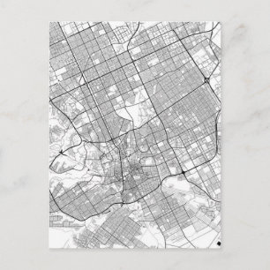 Postal Mapa de Riad Arabia Saudita