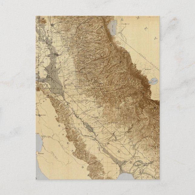 Postal Mapa De San Joaquín (Anverso)