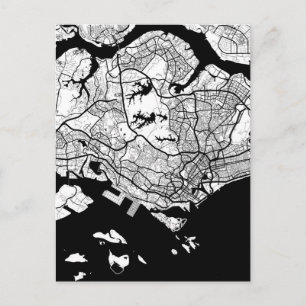 Postal Mapa de Singapur