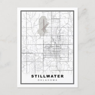Postal Mapa de Stillwater