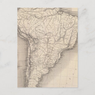Postal Mapa de Sudamérica 4