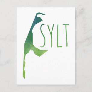 Postal Mapa de Sylt