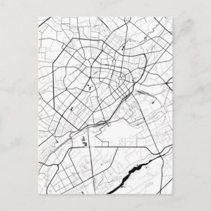 Postal Mapa de Tashkent Uzbekistán