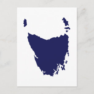 Postal Mapa de Tasmania
