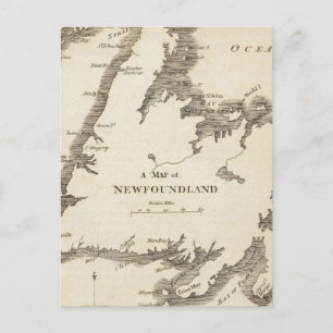 Postal Mapa de Terranova