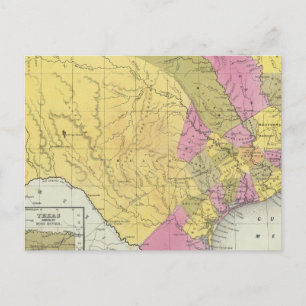 Postal Mapa De Texas