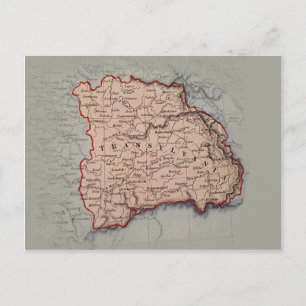 Postal Mapa de Transylavania