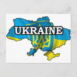 Postal Mapa De Ucrania