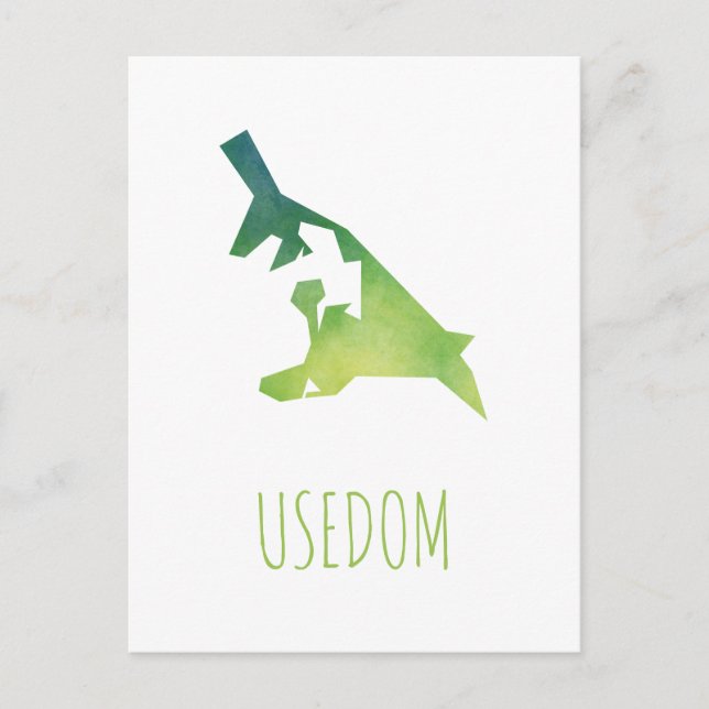 Postal Mapa de uso (Anverso)