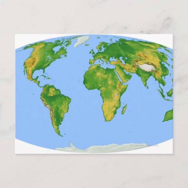 Postal Mapa de vegetación 4 (Anverso)