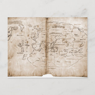 Postal Mapa de Vinland