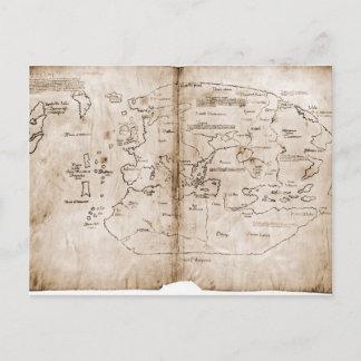 Postal Mapa de Vinland