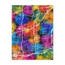 Mapa de Weinan en China