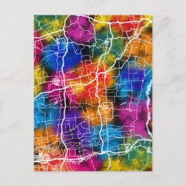 Postal Mapa de Weinan en China