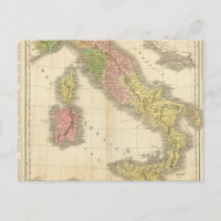 Mapa del Atlas de la Chonología de Italia