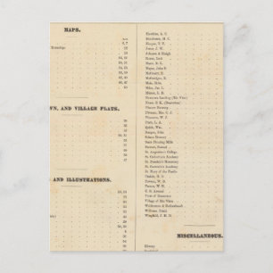 Postal Mapa del atlas del condado de Solano