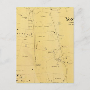 Postal Mapa del Atlas del río Dale y el monte San Vicente