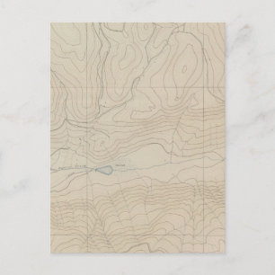 Postal Mapa del Atlas Especial del Parque Tourtelotte