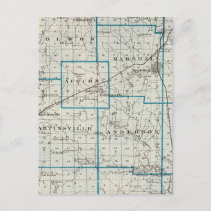 Postal Mapa del condado de Clark