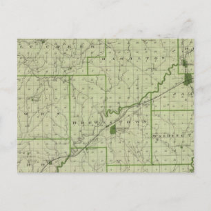 Postal Mapa del condado de Jackson