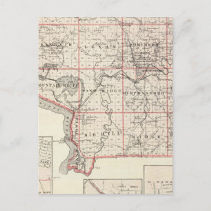 Postal Mapa del condado de Jackson, Grand Tower