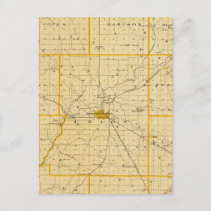 Postal Mapa del condado de Montgomery