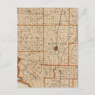 Postal Mapa del condado de Sullivan