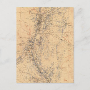 Postal Mapa del distrito de Washoe que muestra reclamos m
