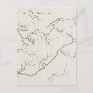 Postal Mapa del gobierno de Tennessee