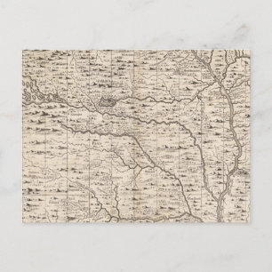 Postal Mapa del Imperio Británico en Estados Unidos Hoja 