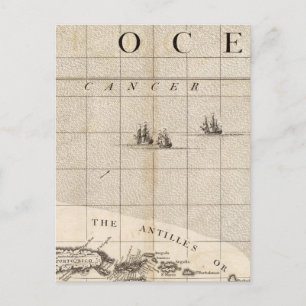 Postal Mapa del Imperio Británico en Estados Unidos Hoja 