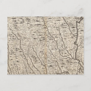 Postal Mapa del Imperio Británico en Estados Unidos Hoja 