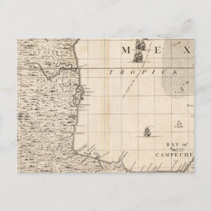 Postal Mapa del Imperio Británico en Estados Unidos Hoja 