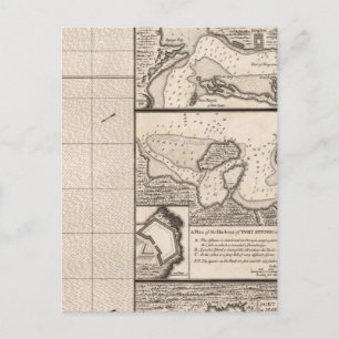 Postal Mapa del Imperio Británico en Estados Unidos Hoja 