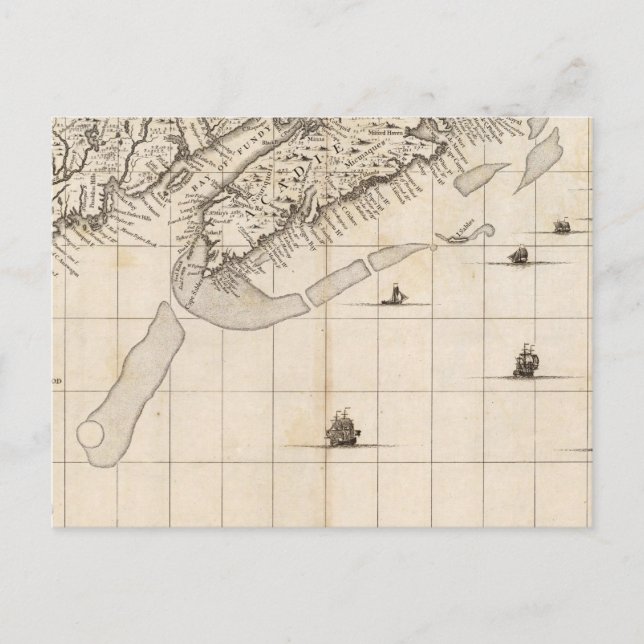 Postal Mapa del Imperio Británico en Estados Unidos Hoja  (Anverso)